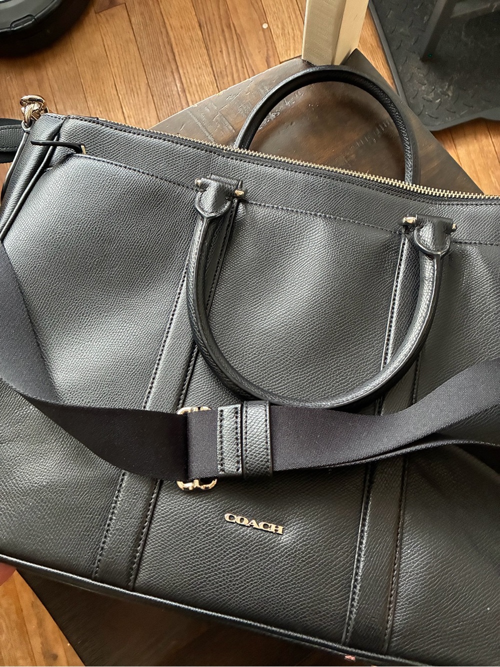 Large Coach Briefcase Tote Bag